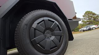 Tesstudio Cybertruck Wheel Covers [upl. by Ahsehat]