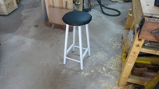 Chute De Bois Fabrication dun Tabouret datelier DIY [upl. by Oehsen]