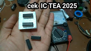 cara cek IC TEA 2025 B rusaktidak [upl. by Adlare]