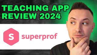 Superprof Online Teaching 2024  Review [upl. by Eisyak]