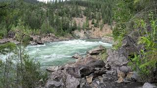 Peaceful Kootenai Falls Montana Views in 4k [upl. by Jedediah]