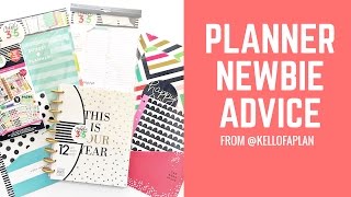 Planner Newbie Advice [upl. by Froma]