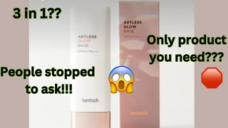 Heimish Artless Glow Base  Best korean Product review Manisha Mishra [upl. by Tully]