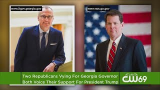 Georgia GOP Gubernatorial Candidates Go All In On Trump [upl. by Carlyle]