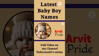 Latest baby boy names 2024  hindu ladkon k naye naam  babies name  ladkon k naye nam baby name [upl. by Cletus]