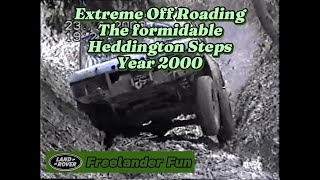 Extreme Off Roading Heddington Steps Wiltshire Y 2000 [upl. by Edson]