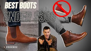 The 13 Best Boots Under 300 Inflation 2024 Update [upl. by Aleuqahs]