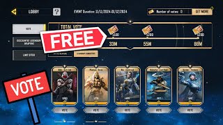 GET FREE 500 SERIES POINTS BY VOTING IN COD MOBILE [upl. by Hanny]