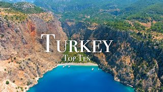 Top 10 Places To Visit In Turkey  4K Travel Guide [upl. by Niamjneb]