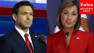 How Much Does Gov Kim Reynolds Endorsement Of Ron DeSantis Help In Iowa [upl. by Korie]