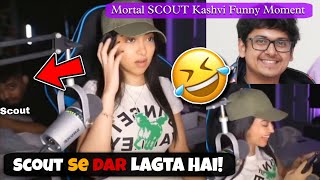 Scout Angry On Kashvi 😲 Just Fun 🤣 Scout And Kaashvi Funny Moment 🤣Mortal amp Aman Trolling🤣Eachother [upl. by Ydroj]