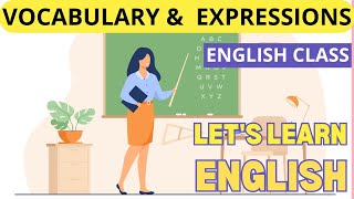 Vocabulay amp Expressions daily routine speak english Anglais facile anglais débutant [upl. by Renita]