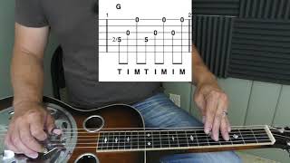 quotBluegrass Bluesquot  G Major Pentatonic Dobro Lesson PREVIEW [upl. by Troth]