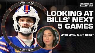 The teams I think the Bills will BEAT over their next 5️⃣ games 😤  First Take [upl. by Seem]