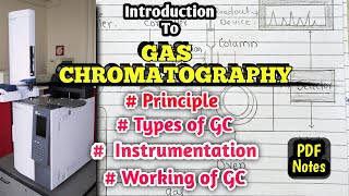 Gas Chromatography  Principal  Types  Instrumentation  working  Applications GC [upl. by Anyahc]