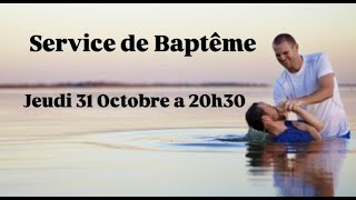 SERVICE DE BAPTÊME AVEC LES PASTEUR GIMENEZ FREDERIC [upl. by Eniamart]