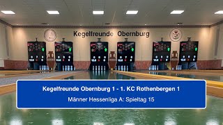 Kegelfreunde Obernburg 1  1KC Rothenbergen 1 [upl. by Macleod]