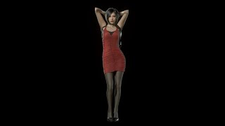 Ada Wong Dance I’m Feeling Good Red Dress ResidetEvil Remake 4 [upl. by Ysirhc120]