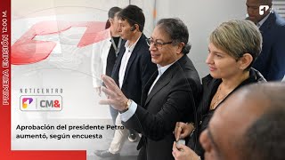 Aprobación de Gustavo Petro creció según encuesta quotSomos mayoríaquot  Canal 1 [upl. by Eveineg]