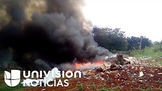 Video Los segundos después del trágico accidente de avión en Cuba [upl. by Apthorp]