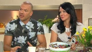 Andreas Lundstedt och Sofia Wistam om påskens släktmiddagar  Nyhetsmorgon TV4 [upl. by Ahsikar]