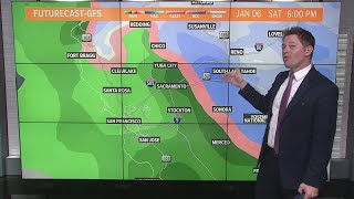 California Winter Storm Snow Update Jan 5 2024 [upl. by Yaniv]