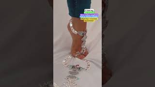 New designer 5 toering big peacock silver dulhan pag phool with 70 discount jewellery ytshorts [upl. by Tronna]