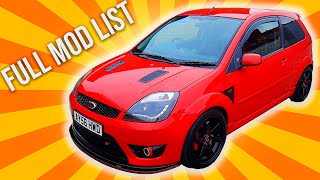 Fiesta ST150  Full Modification List [upl. by Hareehat517]