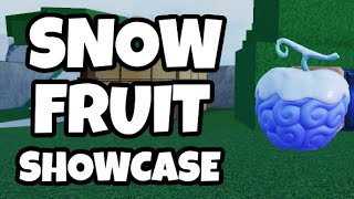 Snow Fruit Showcase King Legacy [upl. by Nelleus]