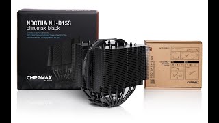 NOCTUA NHD15S CHROMAXBLACK 🎯 CPU Cooler Unboxing and Overview [upl. by Oicnevuj981]