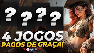 INACREDITÁVEL Chuva de jogos PAGOS GRÁTIS na Steam Epic e GOG R12676 em Jogos Grátis [upl. by Doro604]