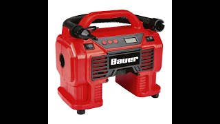 BAUER 20V Cordless Dual Power 0160 PSI InflatorDeflator  Review [upl. by Newhall]