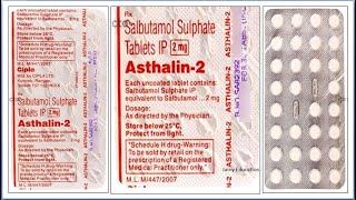 salbutamol tablet  salbutamol sulphate tablets ip 2mg in hindi  asthalin 2mg tablet uses in hindi [upl. by Anirbes609]