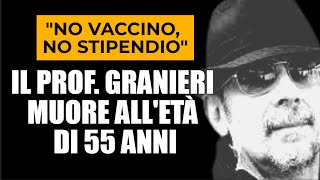 È MORTO IL PROF GIUSEPPE GRANIERI  120324 [upl. by Malvin]