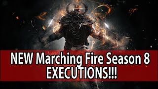 For Honor  NEW amp Brutal Marching Fire Season 8 EXECUTIONS [upl. by Rann]