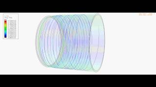 SIMULIA Abaqus  fibers reaching limit [upl. by Naivart986]