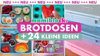 24 kleine Brotdosen Ideen  Die neue mamiblock Lunchbox  Kita amp Schule [upl. by Landbert]