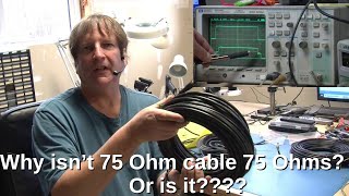 Why doesnt a 75 Ohm cable measure 75 Ohms [upl. by Calle]