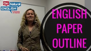 How to Write an Outline for your English Paper [upl. by Carrington]