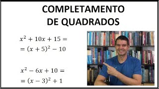 QUADRÁTICA  02  Completamento de quadrados 12 [upl. by Thant]