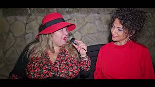 Emanuela Petroni presenta in TV DONNE CURVY in ROSSO  NO alla VIOLENZA sulle DONNE con Marcia Sedoc [upl. by Philomena]