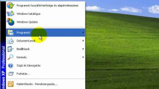 Windows XP magyar  Fájlok és mappák I rész [upl. by Kassab]