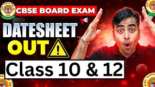 Latest CBSE Datesheet 🔥🔥 Update  Class 10 amp Class 12 🔥🔥Board Practicals [upl. by Emili]