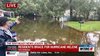 Savannah residents brace for Hurricane Helene [upl. by Hereld]