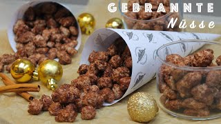 Gebrannte Mandeln 100 GELINGSICHER selber machen  günstiger als beim Weihnachtsmarkt [upl. by Swan]