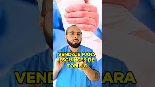 Taping Para Esguinces de Tobillo podologia medicina podologa esguinces tips [upl. by Kantos26]