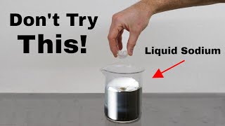 Dropping Solid Water In Liquid Sodium [upl. by Monda]