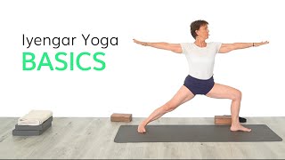 Iyengar Yoga for BeginnersBasic Poses [upl. by Zolnay202]