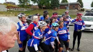 Patrick Dempsey surprises Challenge to Conquer Cancer riders [upl. by Atires]