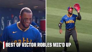 BEST OF Victor Robles MICD UP 🎤 Home run call hyping up teammates and PET MONKEYS  ESPN MLB [upl. by Mika779]